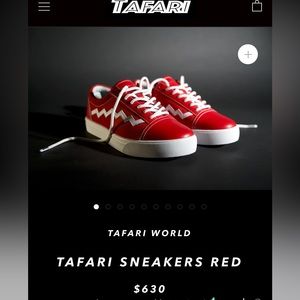 TAFARI WORLD TAFARI SNEAKERS red